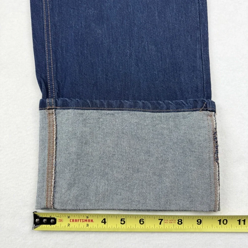 NWOT Kate Spade Target Womens Wide Leg Cuffed High Rise Denim Crop Jeans Size 12